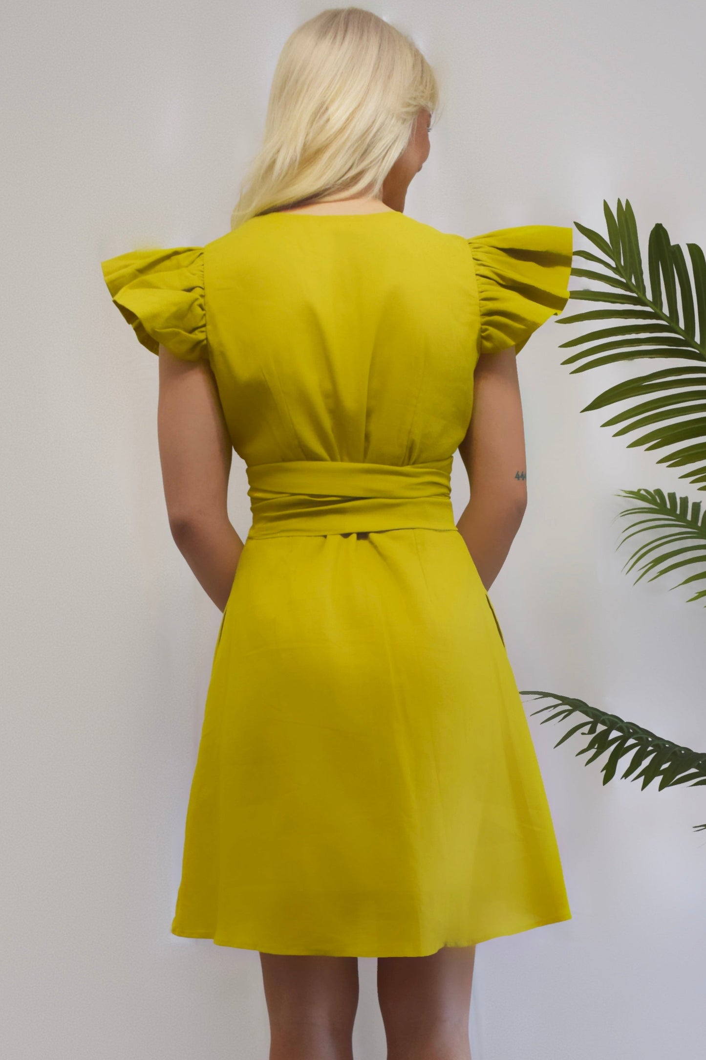 Valentina Pistachio Dress